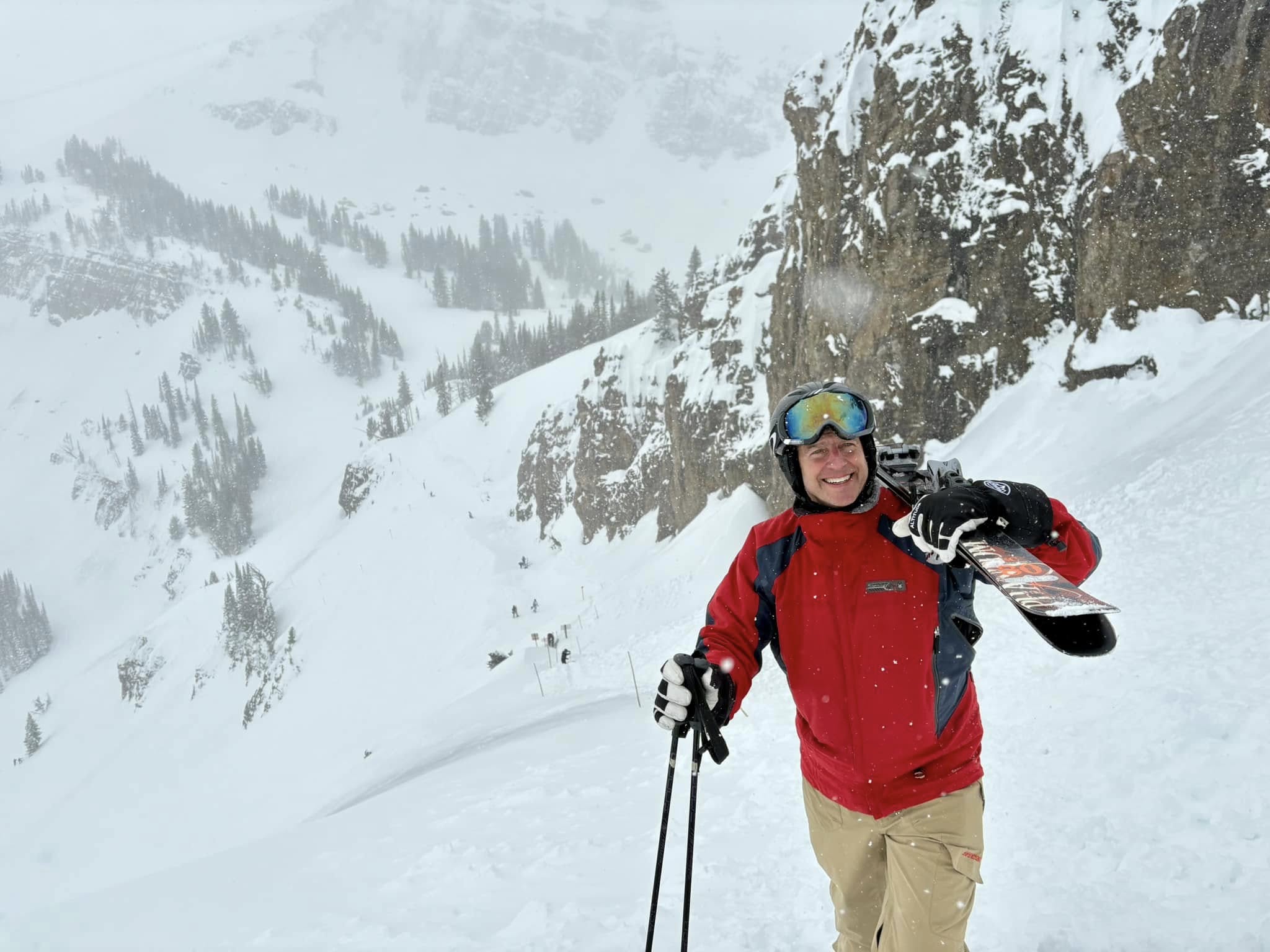 Rick Janson backcountry skiing